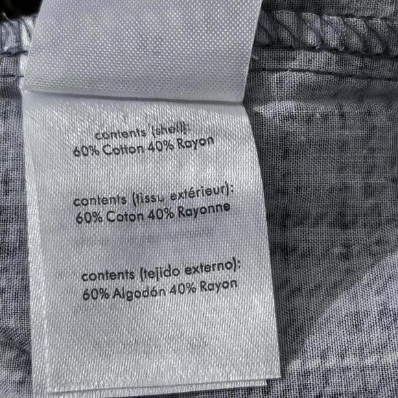 2/$50 WeWoreWhat Deep Sage Plaid Long Sleeve Pajama Top Size XS | Cozy Sleepwear - Picture 6 of 8